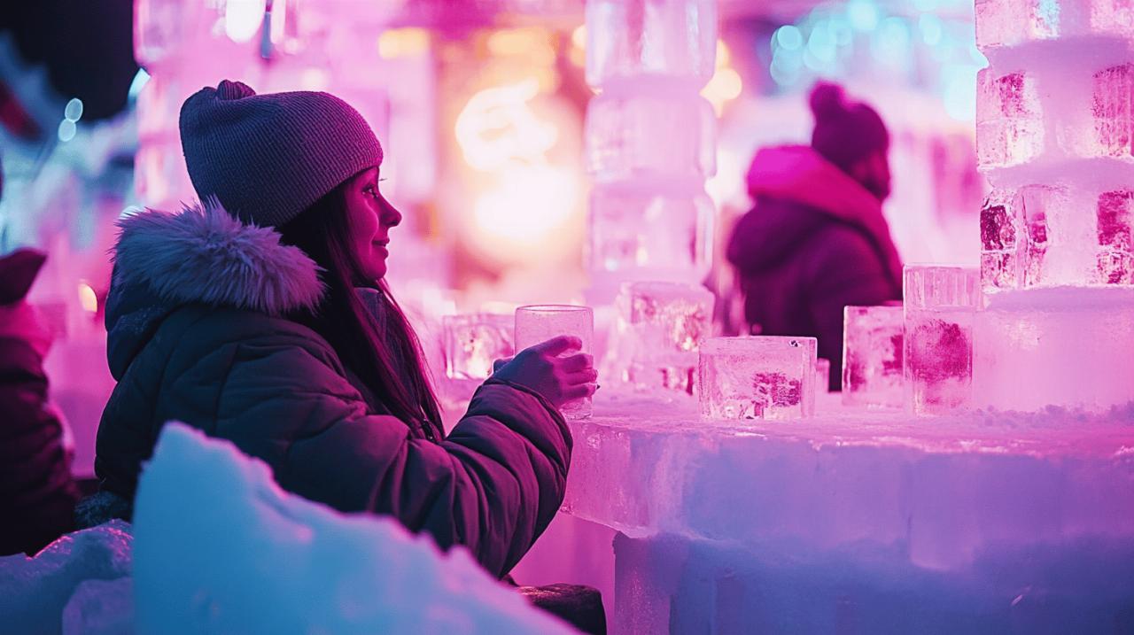 L’Absolut Ice Bar a Londres : le temple glace ou boire une vodka a -5°C